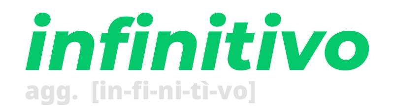 infinitivo