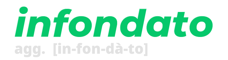 infondato