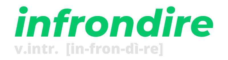 infrondire