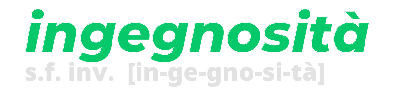 ingegnosita