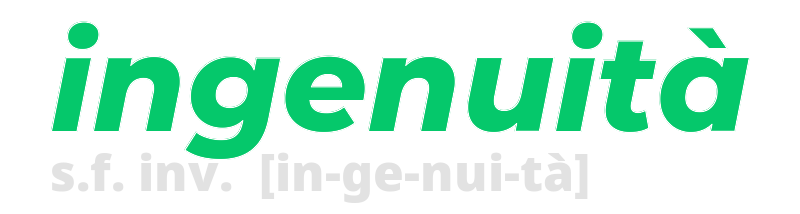 ingenuita