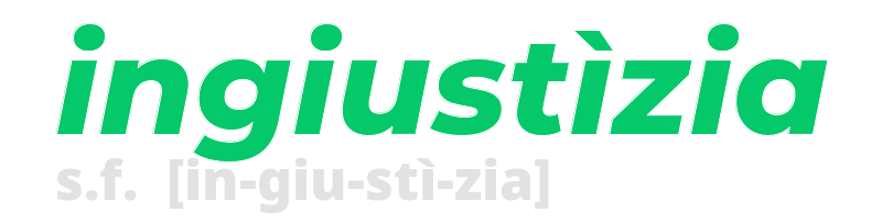 ingiustizia