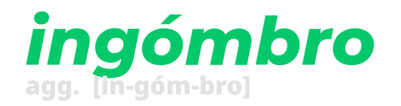 ingombro