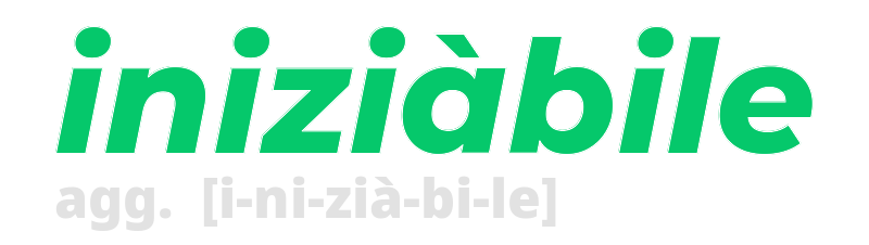 iniziabile