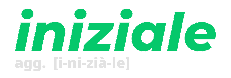 iniziale