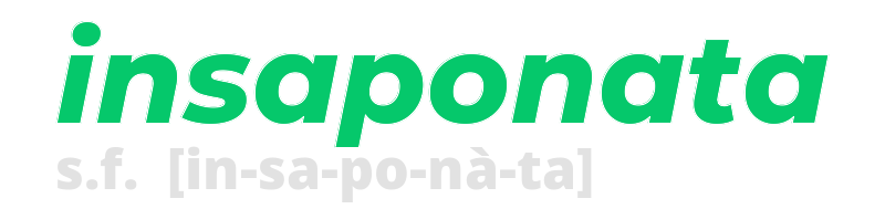 insaponata