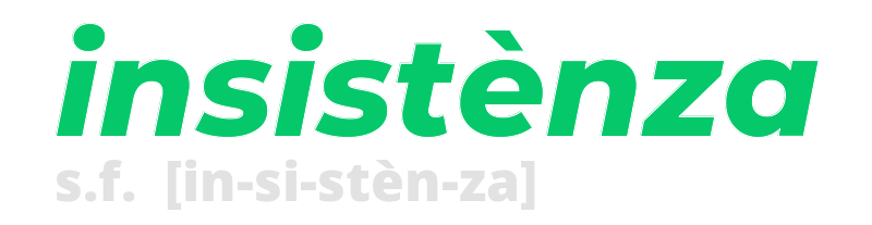 insistenza