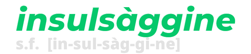 insulsaggine