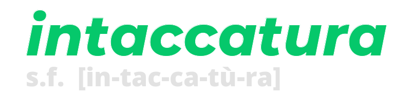 intaccatura