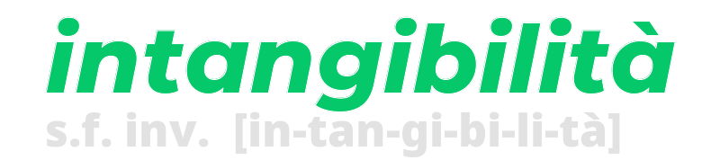 intangibilita