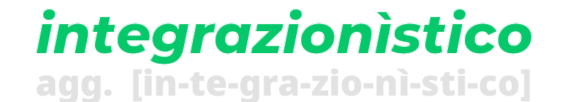 integrazionistico