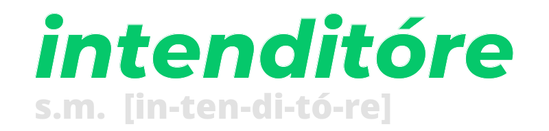 intenditore