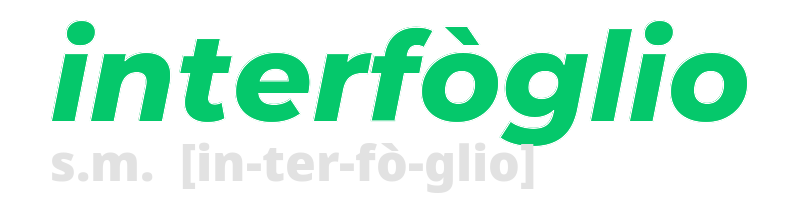 interfoglio