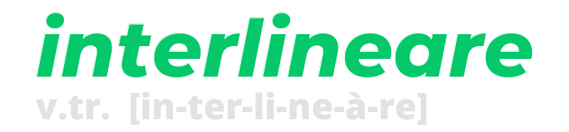 interlineare