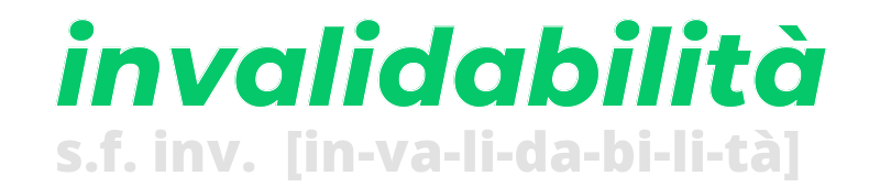 invalidabilita