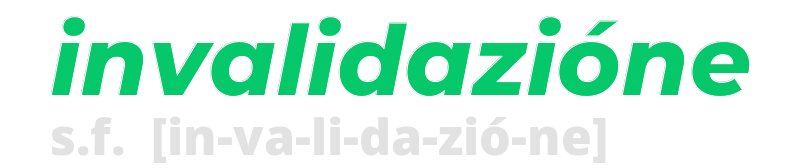 invalidazione