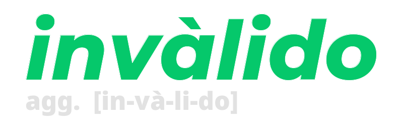 invalido