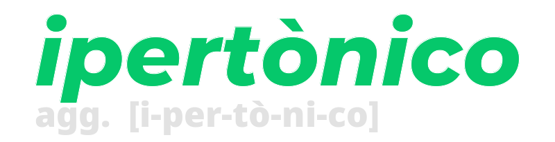 ipertonico