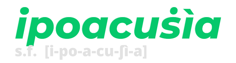 ipoacusia