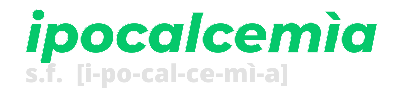 ipocalcemia