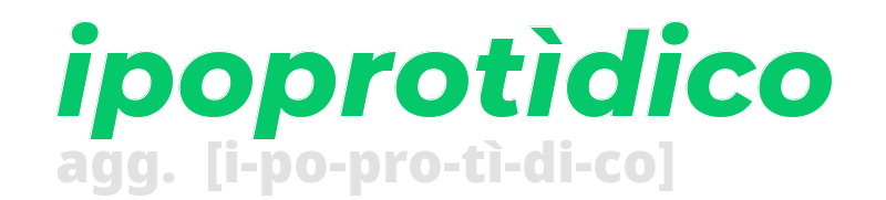 ipoprotidico