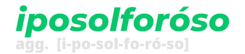 iposolforoso