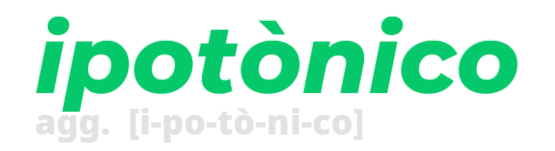 ipotonico