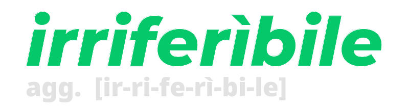 irriferibile