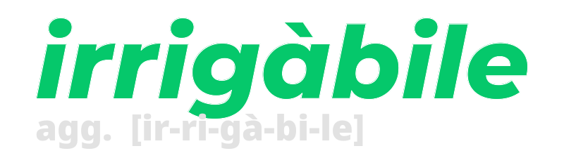 irrigabile