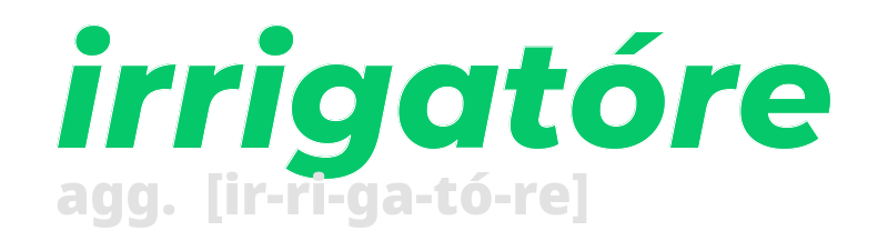 irrigatore