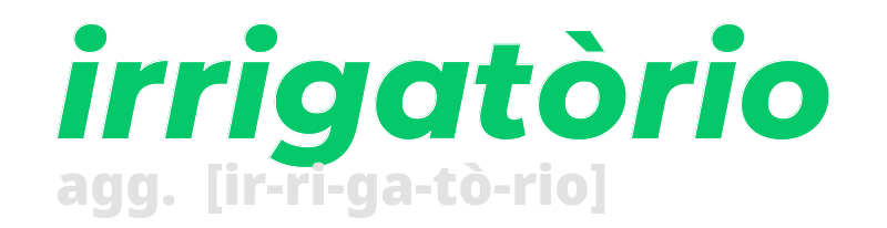 irrigatorio