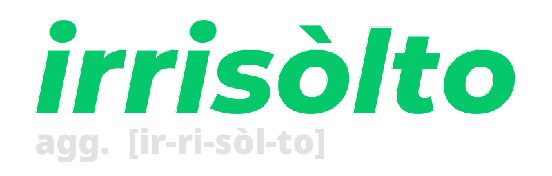 irrisolto