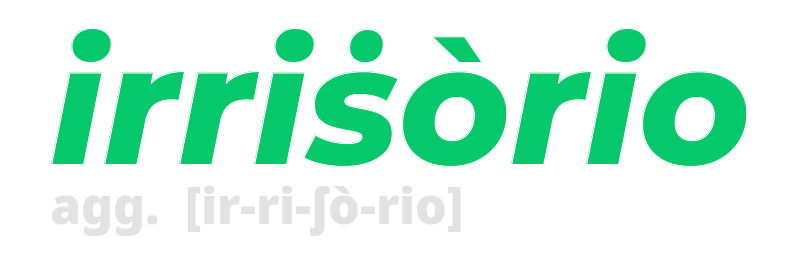 irrisorio