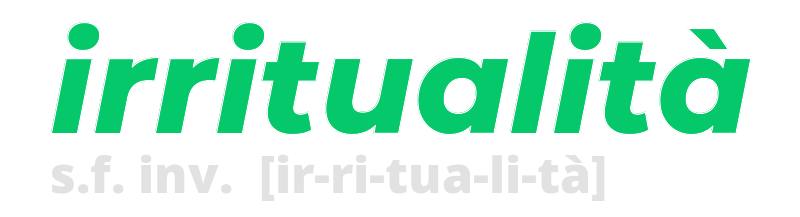 irritualita