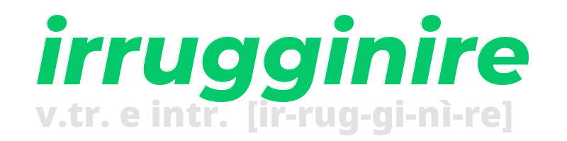 irrugginire