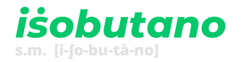 isobutano