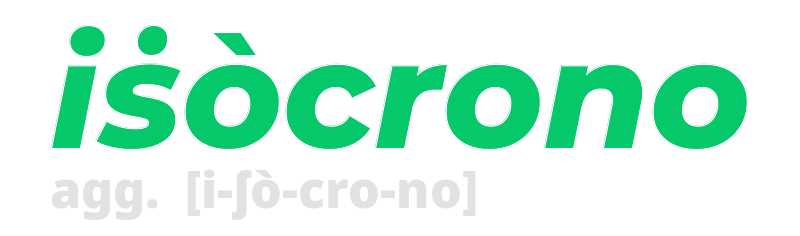 isocrono