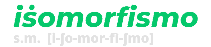 isomorfismo