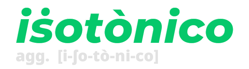 isotonico