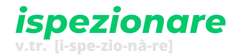 ispezionare