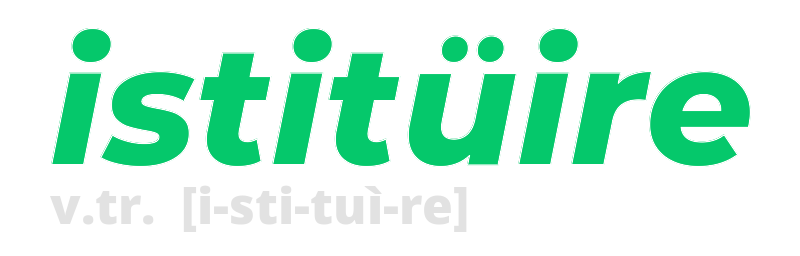 istituire