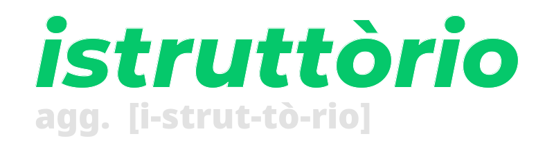 istruttorio