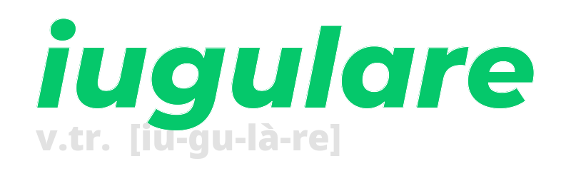 iugulare