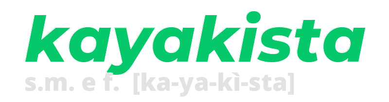 kayakista