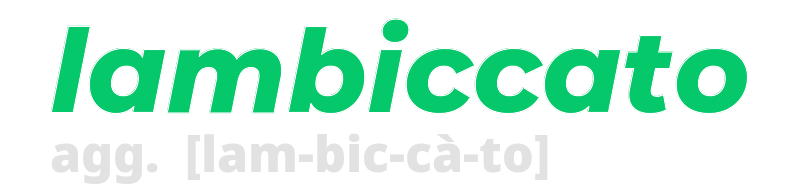 lambiccato