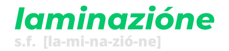 laminazione