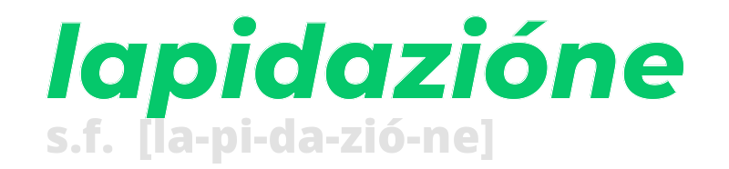 lapidazione