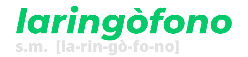 laringofono