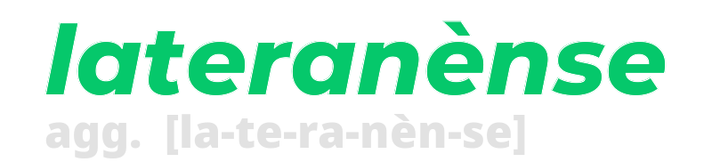 lateranense
