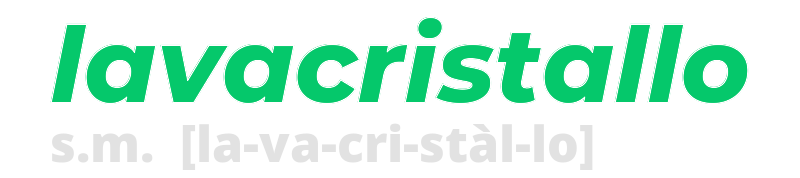 lavacristallo